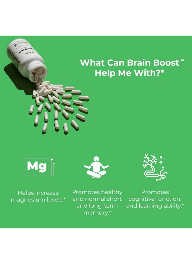 Jigsaw Health Brain Boost Magnesium Lthreonate Supplement 90 Capsules  - Image 4