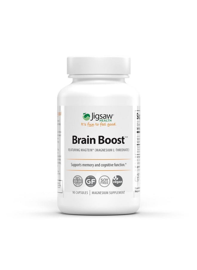 Jigsaw Health Brain Boost Magnesium Lthreonate Supplement 90 Capsules  - Image 1
