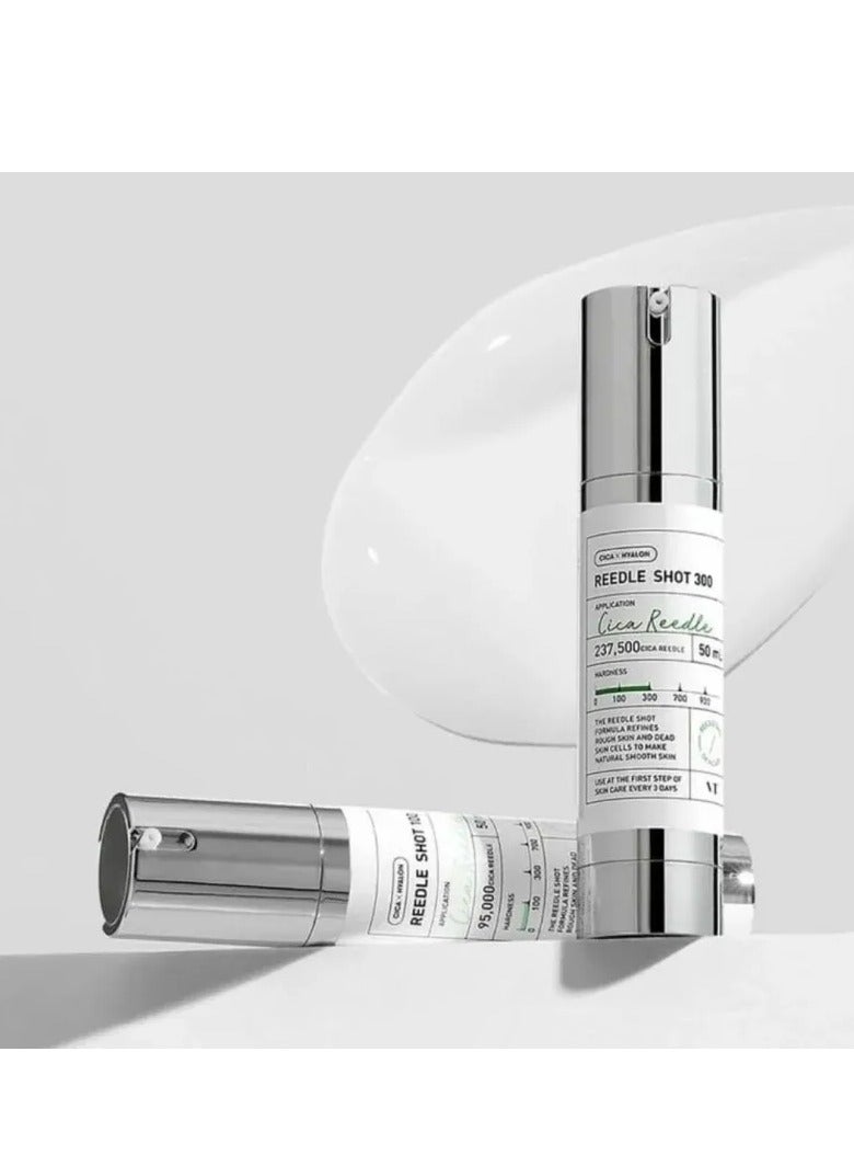VT COSMETICS CICA Reedle Shot 300 Essence | Intensive Face Essence Centella Complex, Hyaluronic Acid, Green Propolis Extract  50ml - Image 4