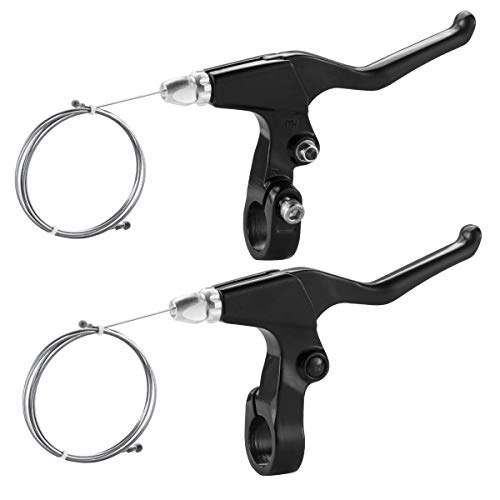 Chooee Bicycle Brake Lever,Mountain Bike Handlebar Brake Lever for MTB, Short Black - Image 1