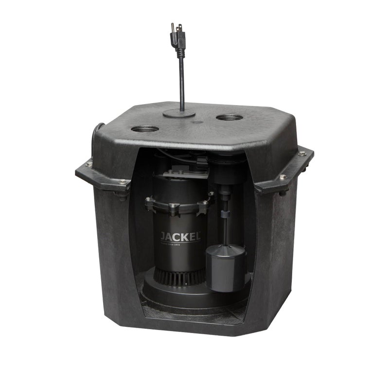 Jackel Pre-Plumbed Laundry/Sink Tray System with 1/4 HP Sump Pump - Image 5