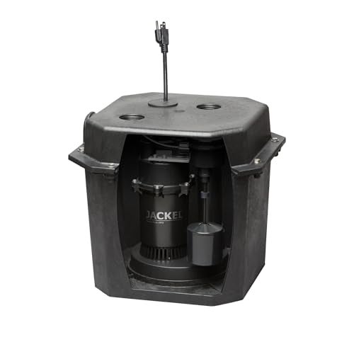 Jackel Pre-Plumbed Laundry/Sink Tray System with 1/4 HP Sump Pump - Image 1