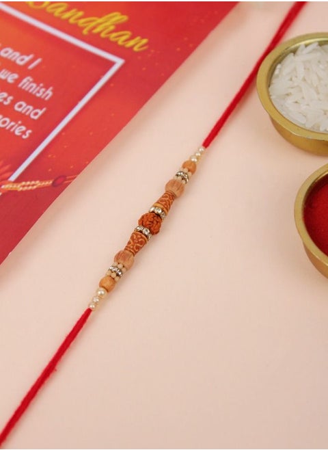 Designer Handcrafted Rakhi Multicolour