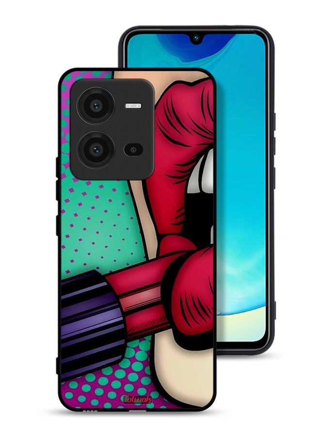 Tolwak Vivo V25 5G Protective Case Cover Lipstick - Image 1
