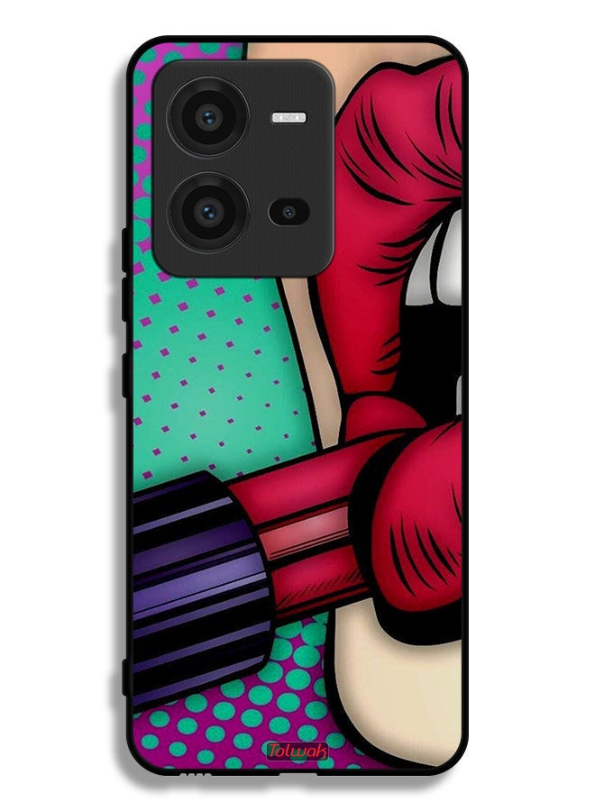 Tolwak Vivo V25 5G Protective Case Cover Lipstick - Image 2