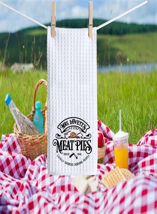 PXTIDY Mrs. Lovett's Meat Pies Kitchen Towel Horror Movie Theater Dish Towel Musical Lover Gift - Image 4
