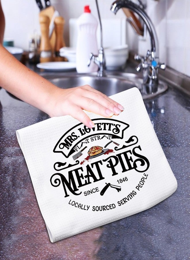 PXTIDY Mrs. Lovett's Meat Pies Kitchen Towel Horror Movie Theater Dish Towel Musical Lover Gift - Image 5