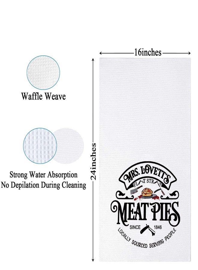 PXTIDY Mrs. Lovett's Meat Pies Kitchen Towel Horror Movie Theater Dish Towel Musical Lover Gift - Image 3
