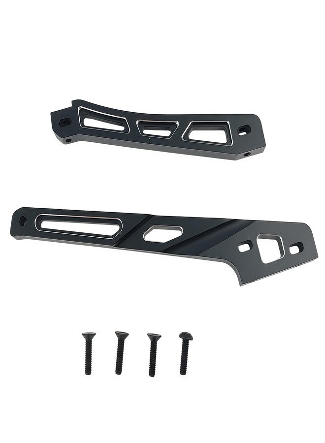 Ruivexi Heavy Duty RC Aluminum Chassis Brace Upgrade Kit for ARRMA 1/8 Kraton 6S BLX V6 - Front & Rear Alloy Reinforced Rods, CNC Machined RC Car Replacement Parts (Black) - Image 3