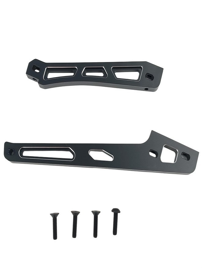 Ruivexi Heavy Duty RC Aluminum Chassis Brace Upgrade Kit for ARRMA 1/8 Kraton 6S BLX V6 - Front & Rear Alloy Reinforced Rods, CNC Machined RC Car Replacement Parts (Black) - Image 4