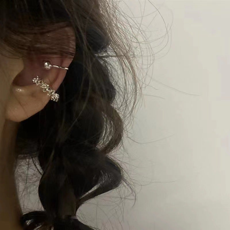Elegant Non-Fade Clip-On Earrings for Women B- 5: Tooth ball (a set of two)