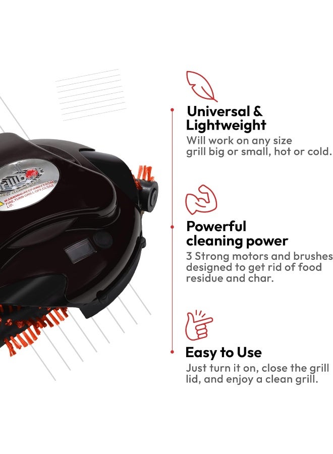 Automatic Grill Cleaning Robot With Carrying Case -Barbeque Grill Cleaner - Grill Brush - Grill Scraper -Barbeque Accessories  - Image 3