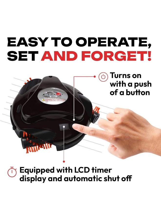 Automatic Grill Cleaning Robot With Carrying Case -Barbeque Grill Cleaner - Grill Brush - Grill Scraper -Barbeque Accessories  - Image 4