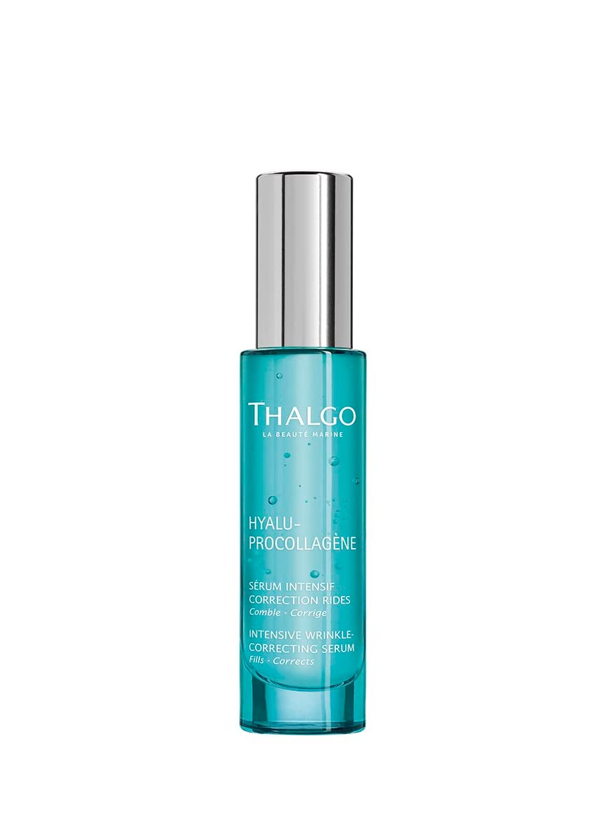 Thalgo THALGO THALGO Marine Skincare, Intensive Wrinkle-Correcting Serum, Hyaluronic Acids and Marine Pro-Collagen Serum for All Skin Types, 30 ml, 1.01 fl. oz. 