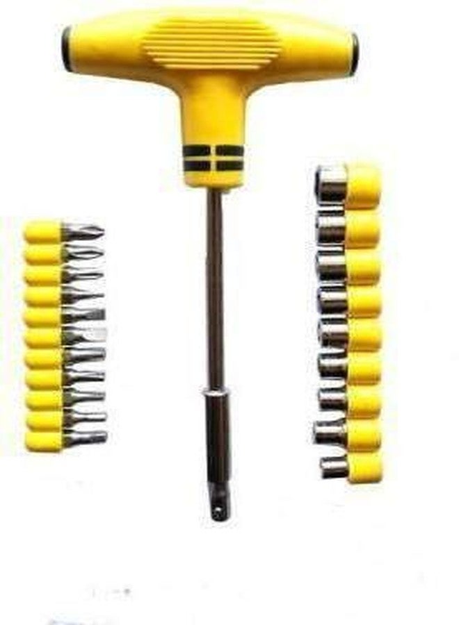 Inditrust 24 Pcs Socket Set With Magnetic Carpenter's Level (30 cm) - Image 2