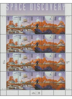 Space Discovery Sheet Of Twenty 32 Cent Stamps Scott 323842