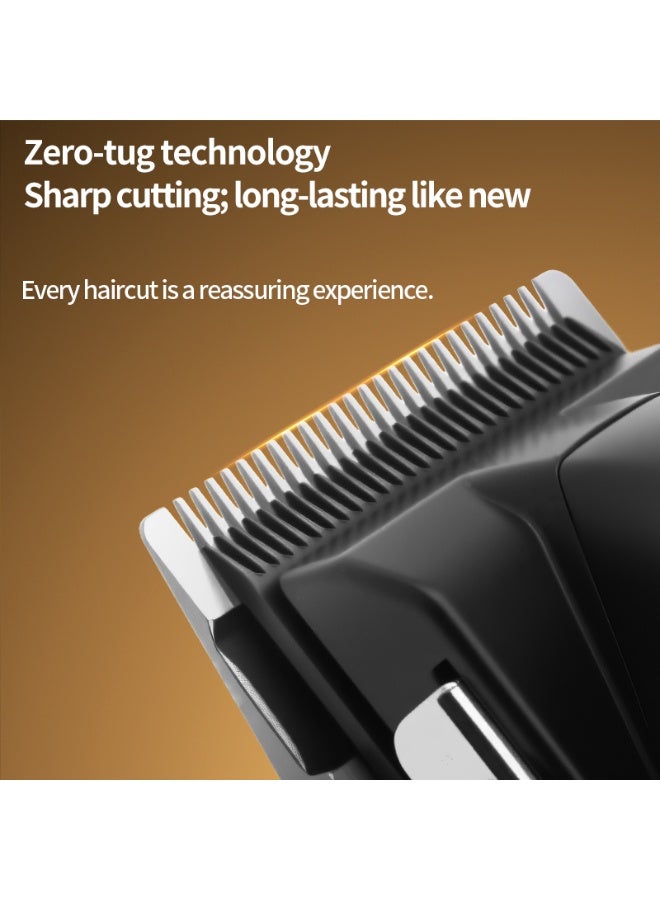 Kemei Km-1734 Professional Rechargeable Hair Clipper with LCD Display MultiColor - Image 3