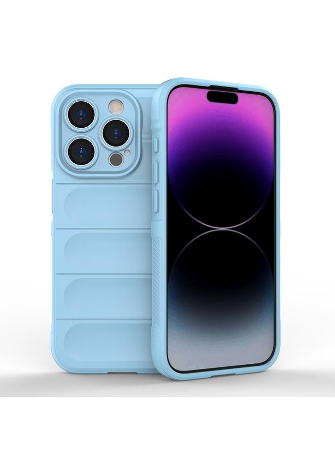 S-TOP Case For iPhone 15 Pro Magic Shield TPU + Flannel Phone Case - Image 1