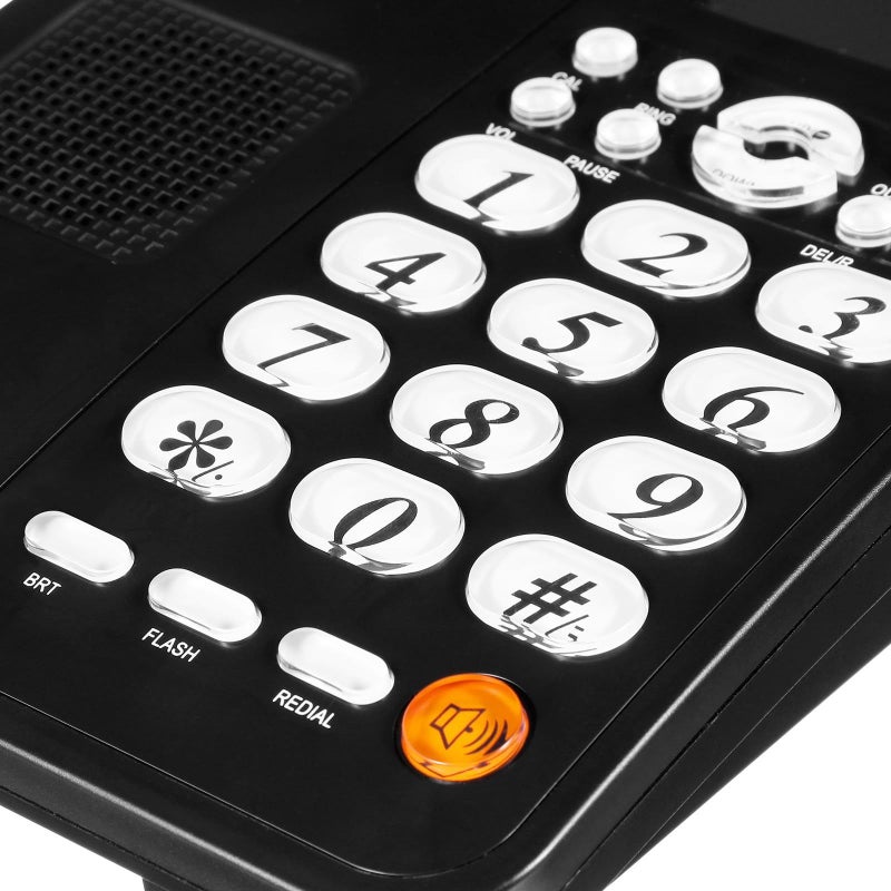 Classic Corded Telephone with Caller ID Call Rejection and Call Forwarding for Home Office - Image 4