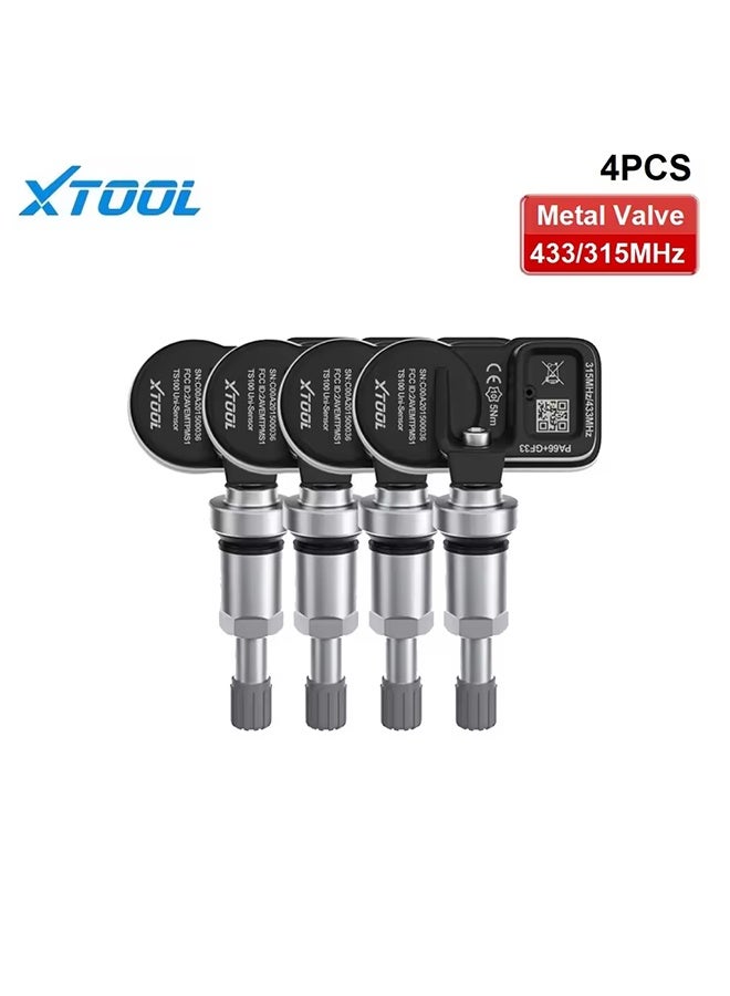 XTOOL TS100 Sensor 2 in 1 315MHz 433MHz TPMS Sensor Tire Repair Tools TPMS Scanner Pressure Monitor Tester Work on TP150 IP819TP - Image 1