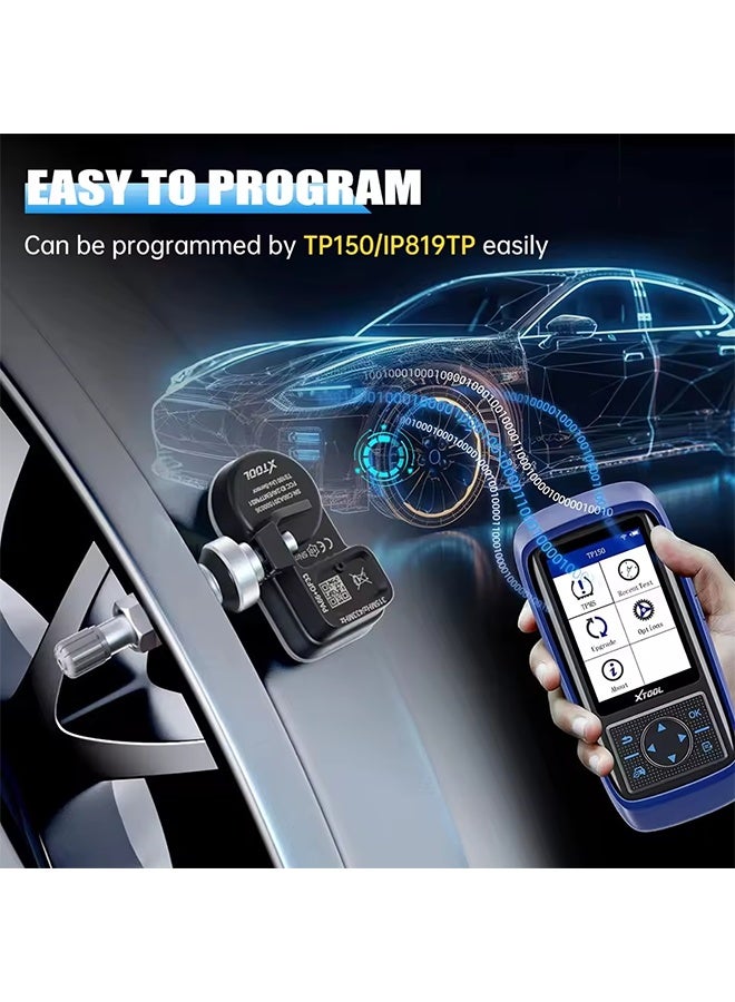 XTOOL TS100 Sensor 2 in 1 315MHz 433MHz TPMS Sensor Tire Repair Tools TPMS Scanner Pressure Monitor Tester Work on TP150 IP819TP - Image 4