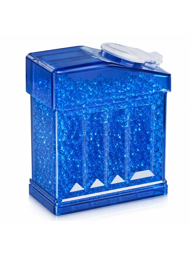 Kidzilla, Gel Blaster Beads 60000PCS – 7 Water Gel Balls for Splatter Ball Gun, Non-Toxic Refill Ammo in Storage Bottle, Blue, 8mm - Image 2