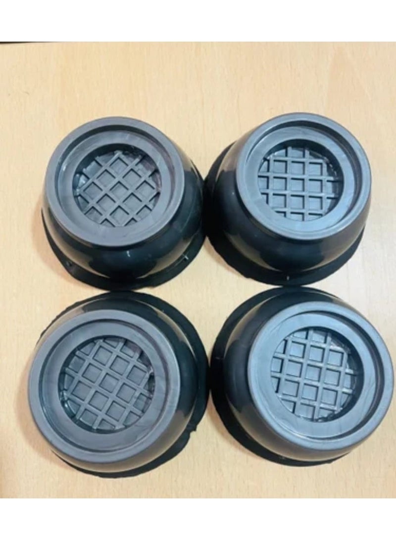 Rubber feet for fixing to the washing machine base, shock-absorbing, adjustable, vibration-resistant and anti-moving feet for washing machine and dryer - 4 pieces - Image 2