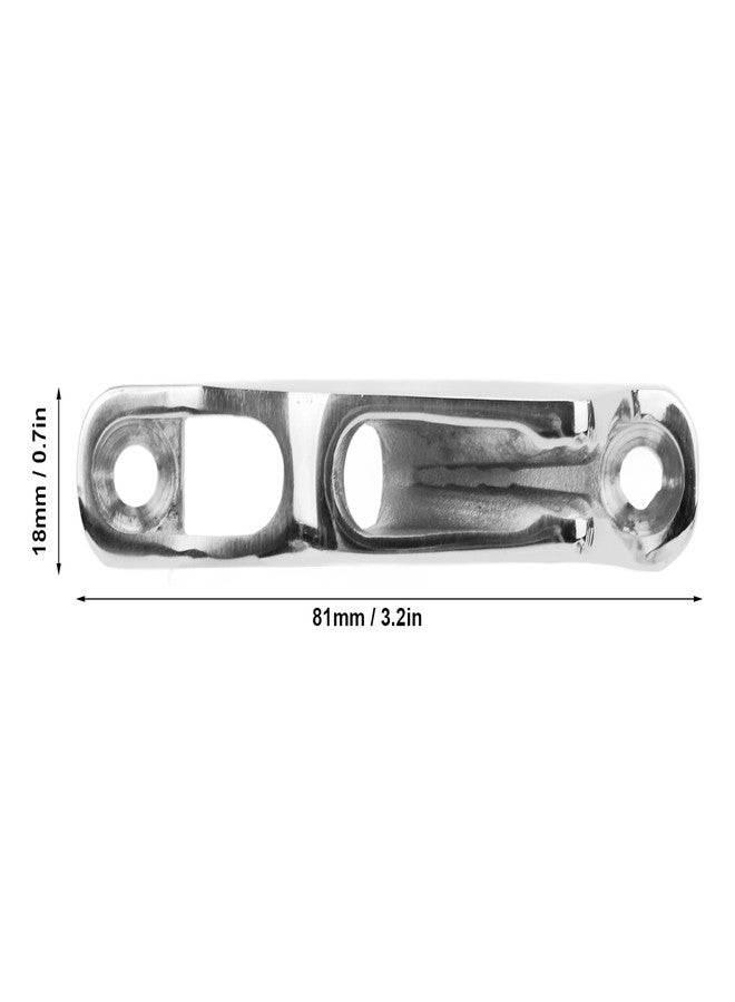 Aramox Boat Rope Clam Cleat,18x80mm Marine Grade 316 Stainless Steel Clam Cleat for 3 to 6mm Line Ship Kayak Accessories - Image 4