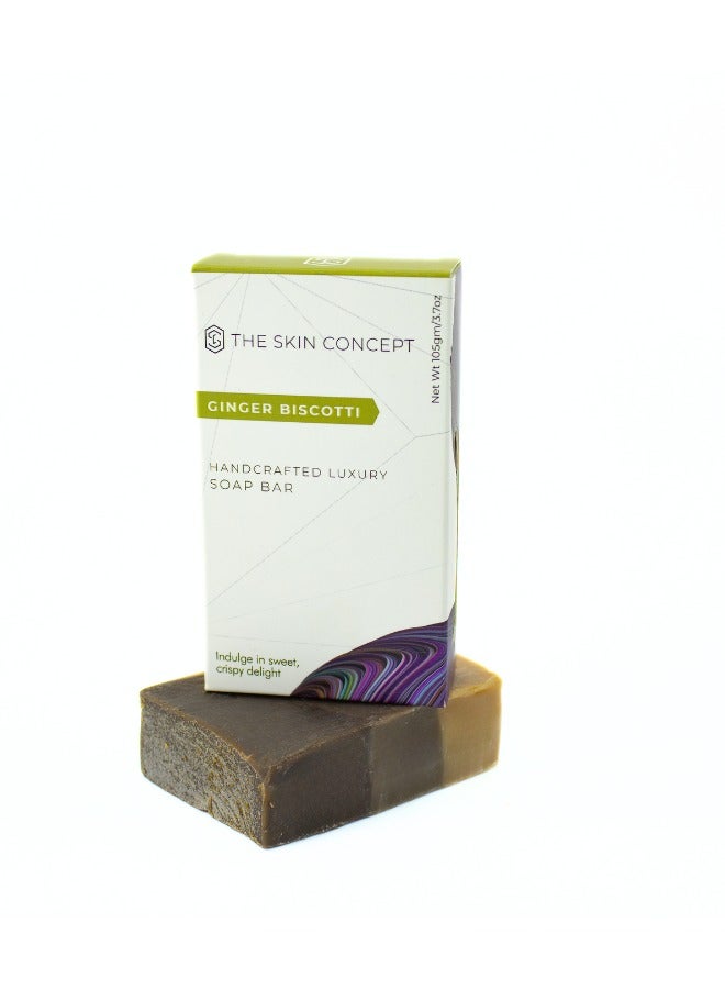 THE SKIN CONCEPT The Skin Concept Artisanal Soap Bar - Ginger Biscotti - Handmade, Vegan - Image 1