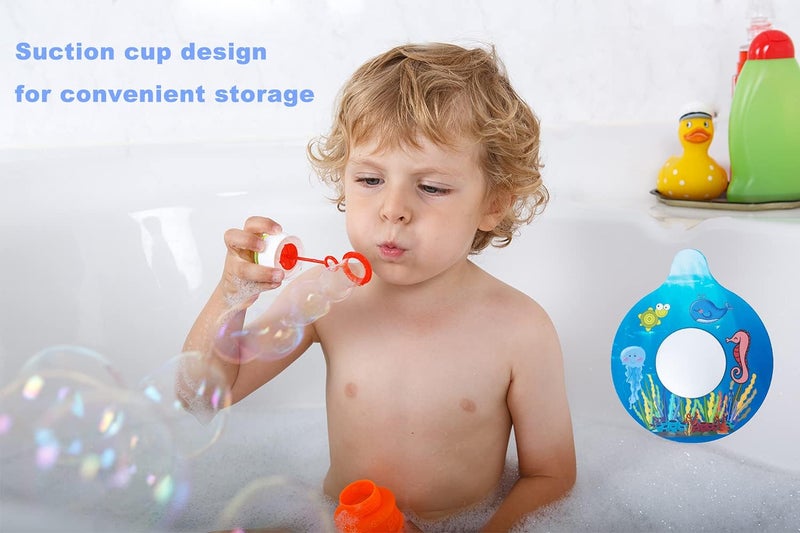 WSZCML Bathtub Drain Stopper, Silicone Tub Stopper Plug, Universal Bath Drain Cover, Beautiful Coral Reef Illustration, Kids Tots Babies Gift (Blue Whale) - Image 3