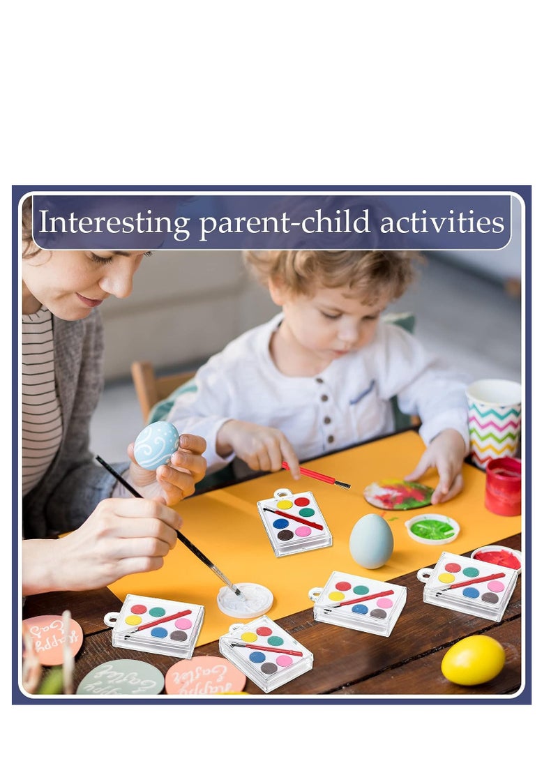 SYOSI 20Pcs Watercolor Paint Sets Watercolor Paint Party Favors Mini Watercolor Kids Paint Set Multicolor Paint Set Washable Watercolor Paint with Painting Brush for Kid Schools Party - Image 4