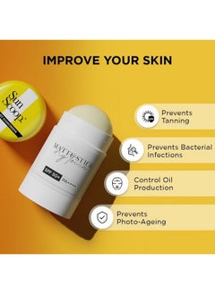 SunScoop Matte Stick Dry Touch Spf 50+ Pa++++ | Uva Uvb Rays Protection | 1% Salicylic Acid For Oil Control | Green Tea For Acne | No White Cast | Non Sticky | Combination To Oily Skin | 18G  - Image 4