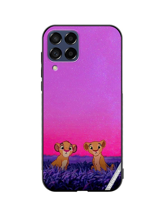 VR CREATIVE Protective Case Cover For Samsung Galaxy M33 Lion King Design Multicolour - Image 1