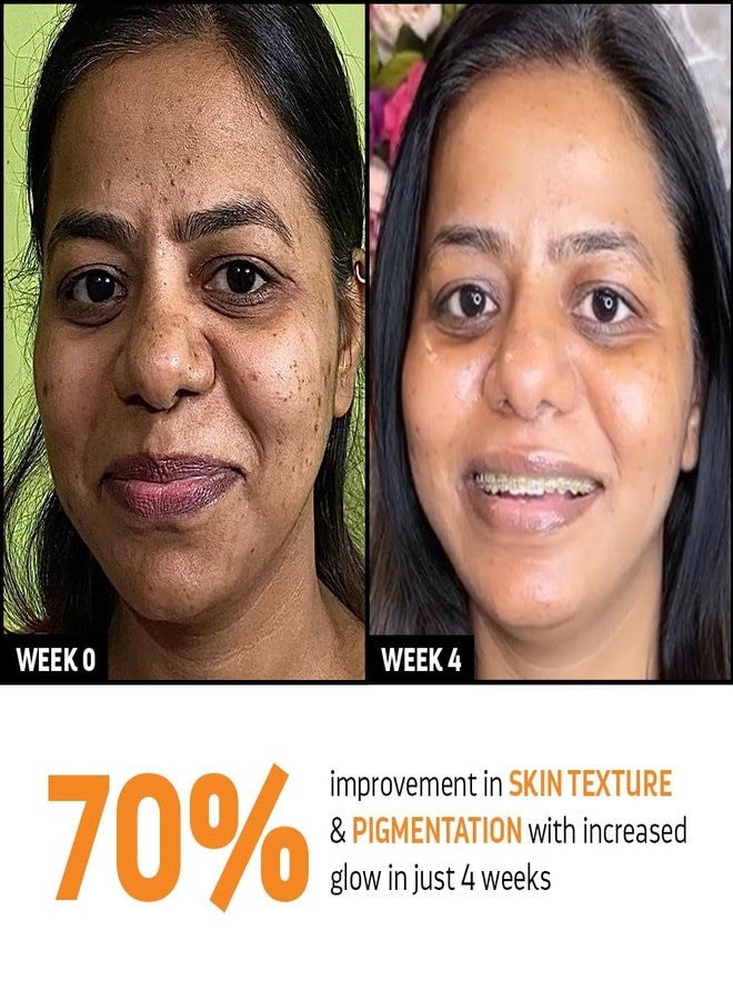 Indulgeo Essentials Vitamin C Glow Essence For Glowing Skin With Sugarcane Squalane 20ml | Reduces Dark Spots, Fine Lines, Wrinkles & Hyperpigmentation | Vitamin C Face Serum For Men And Women - Image 2