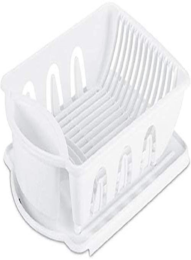 Sterilite 06218006 Sink Dish Rack Drainer, White - Image 2