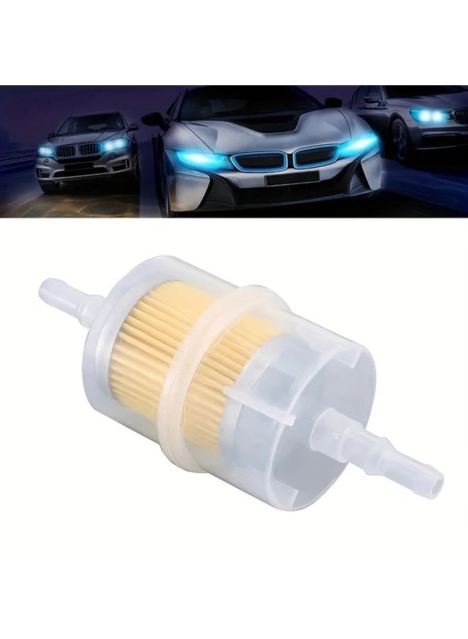 2pcs Advanced Car Fuel Engine Oil Filter Large Size Compatible 6mm 8mm Pipes - Image 1