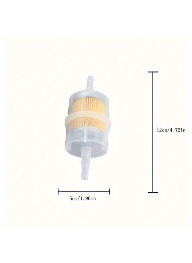 2pcs Advanced Car Fuel Engine Oil Filter Large Size Compatible 6mm 8mm Pipes - Image 2