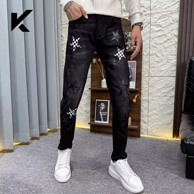 Unisex Classic Denim Jeans Loose Fit Daily Outdoor Wear - Image 4