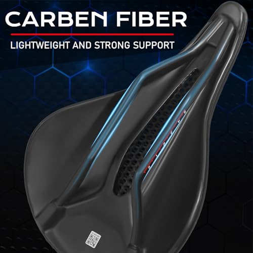 BUCKLOS 3D Printed Bike Saddle Bike Seat Mountain Road Comfortable Bicycle Cushion,Fit for MTB BMX XC Gravel Bikes Road Bikes - Image 5