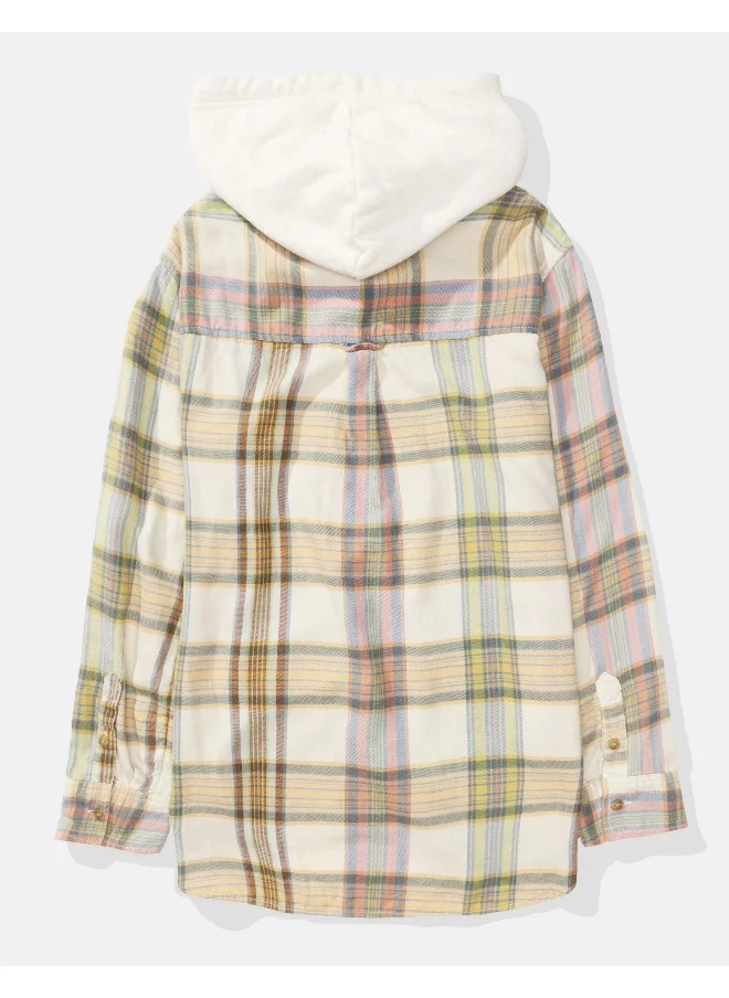 امريكان ايجل AE Buttown down Plaid Shirt