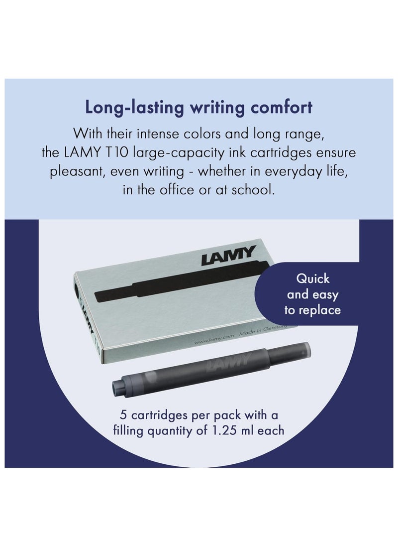 LAMY 5-Piece Fountain Ink Pen Cartridge Pacific  - Image 3