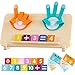 HONGID Montessori Toys for 3 4 5 Year OldPreschool Learning Toys for Toddlers age 24Educational Math manipulatives Number Counting Blocks for KidsBirthday Christmas Stocking Stuffers for Boys Girls - Image 3