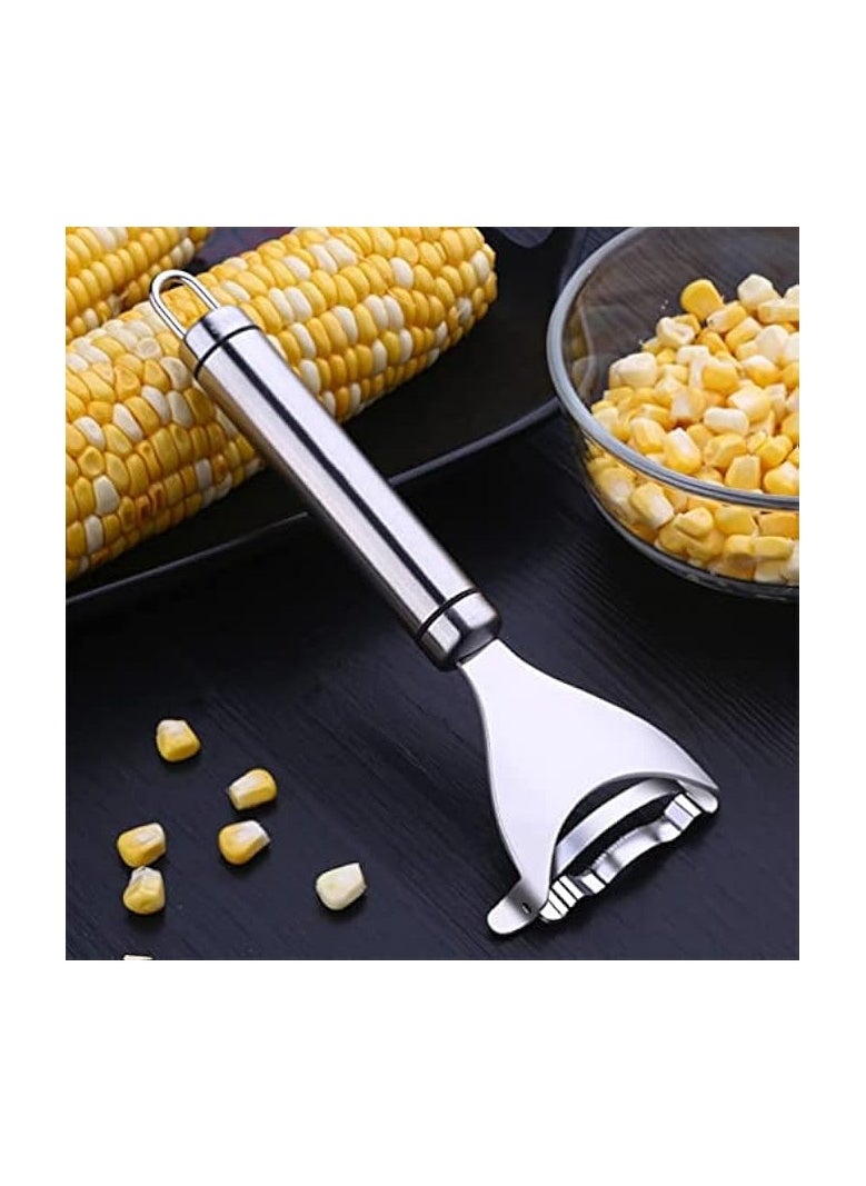 erorex - Corn Stripper,Corn Cob Peeler Corn Remover Corn Kerneler with Stainless Steel Blades and Hand Protector - Image 1