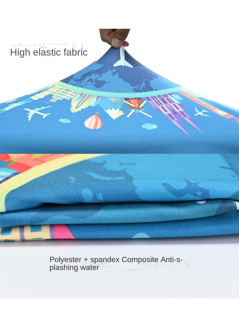 Y&D Kuromi Luggage Cover, Water-Washable Suitcase Cover, Spandex Elastic Luggage Protective Covers Travel Accessories Suitable for 18-32 Inch Trolley Case for Business Trip School Daily Using - Image 2