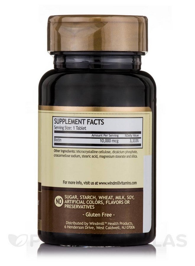 WINDMILL Biotin 10000 Mcg 100 Tablets - Image 3