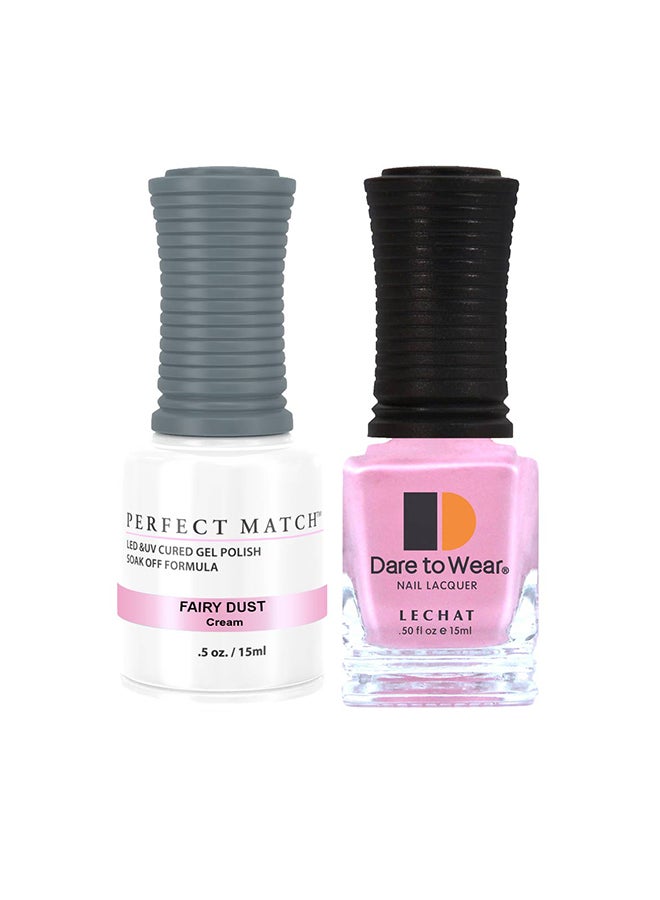 Lechat Soak Off Gel Nail Polish UV LED Gel Polish Fairy Dust PMS193 - Image 1