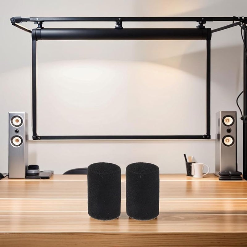 2 Pack Black Open Cell Foam Speaker Port Bungs 44mm Diameter 65mm Height - Image 4