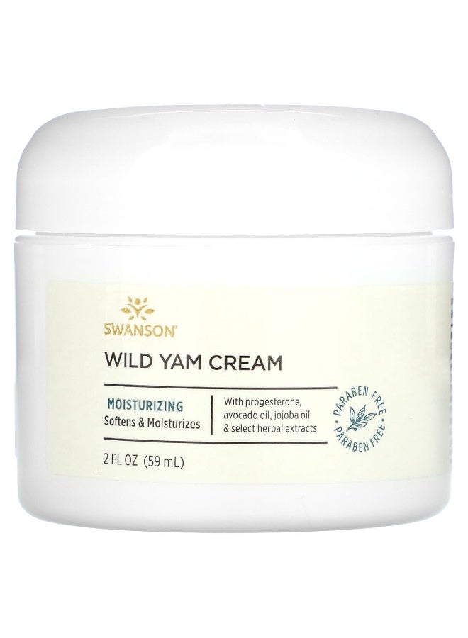 Swanson, Wild Yam Cream, 2 fl oz (59 ml) - Image 1