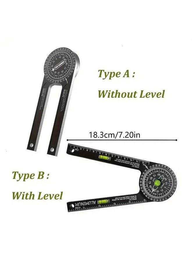 Heavy Duty 360 Degree Swivel Miter Saw Protractor With Laser Angle Measurement - Image 3