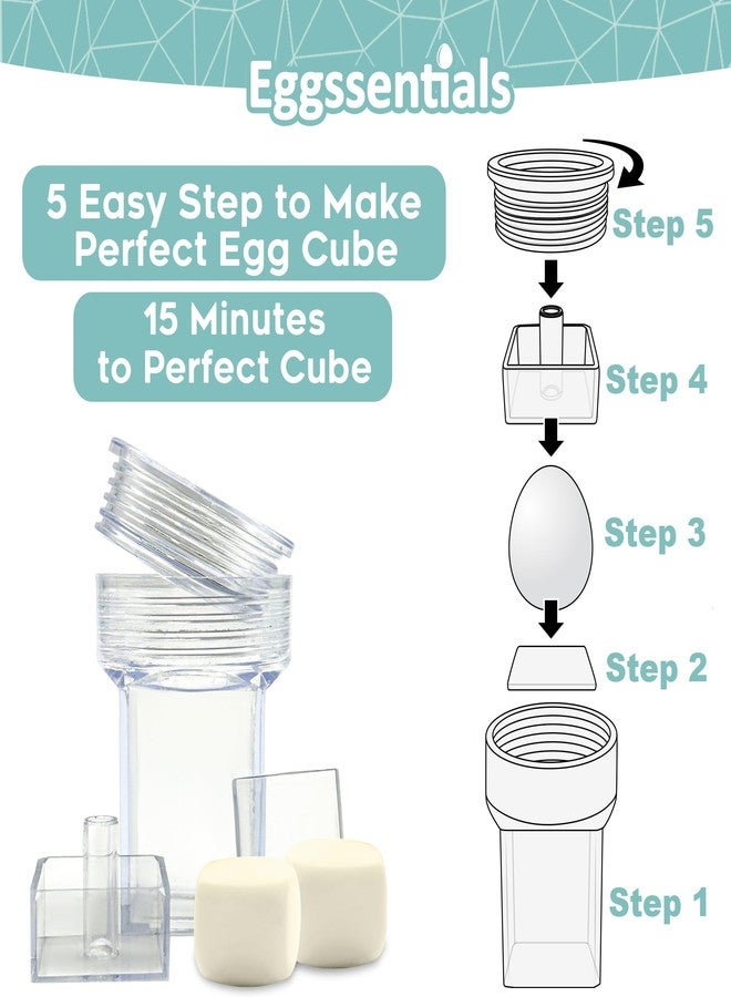 Eggssentials Perfect Egg Cuber Egg Square Mold - Image 2